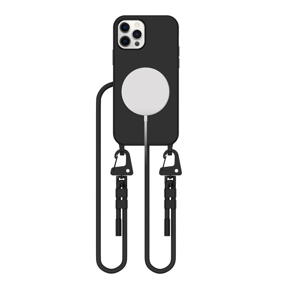 Tech-Protect MagNecklace MagSafe Case for iPhone 12 / 12 Pro, Black