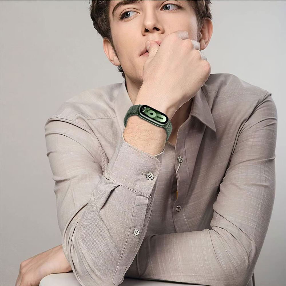 Tech-Protect NylonMag siksniņa Xiaomi Smart Band 8 / 9 / NFC, bēša