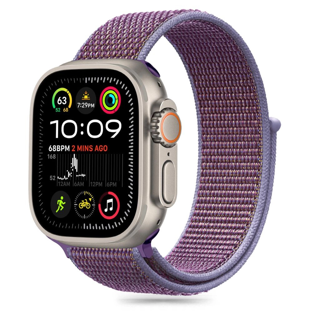 TECH-PROTECT NEILONS APPLE WATCH 6 / 7 8 9 10 SE ULTRA 1 2 (44 45 46 49 MM) CERIŅI | NYLON LILAC