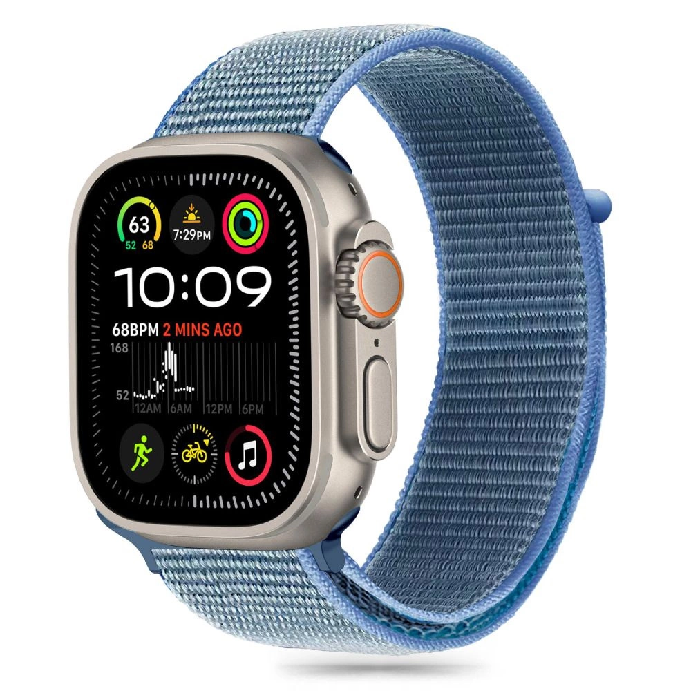 TECH-PROTECT NYLON APPLE WATCH 6 / 7 8 9 10 SE (40 41 42 MM) BABY BLUE |