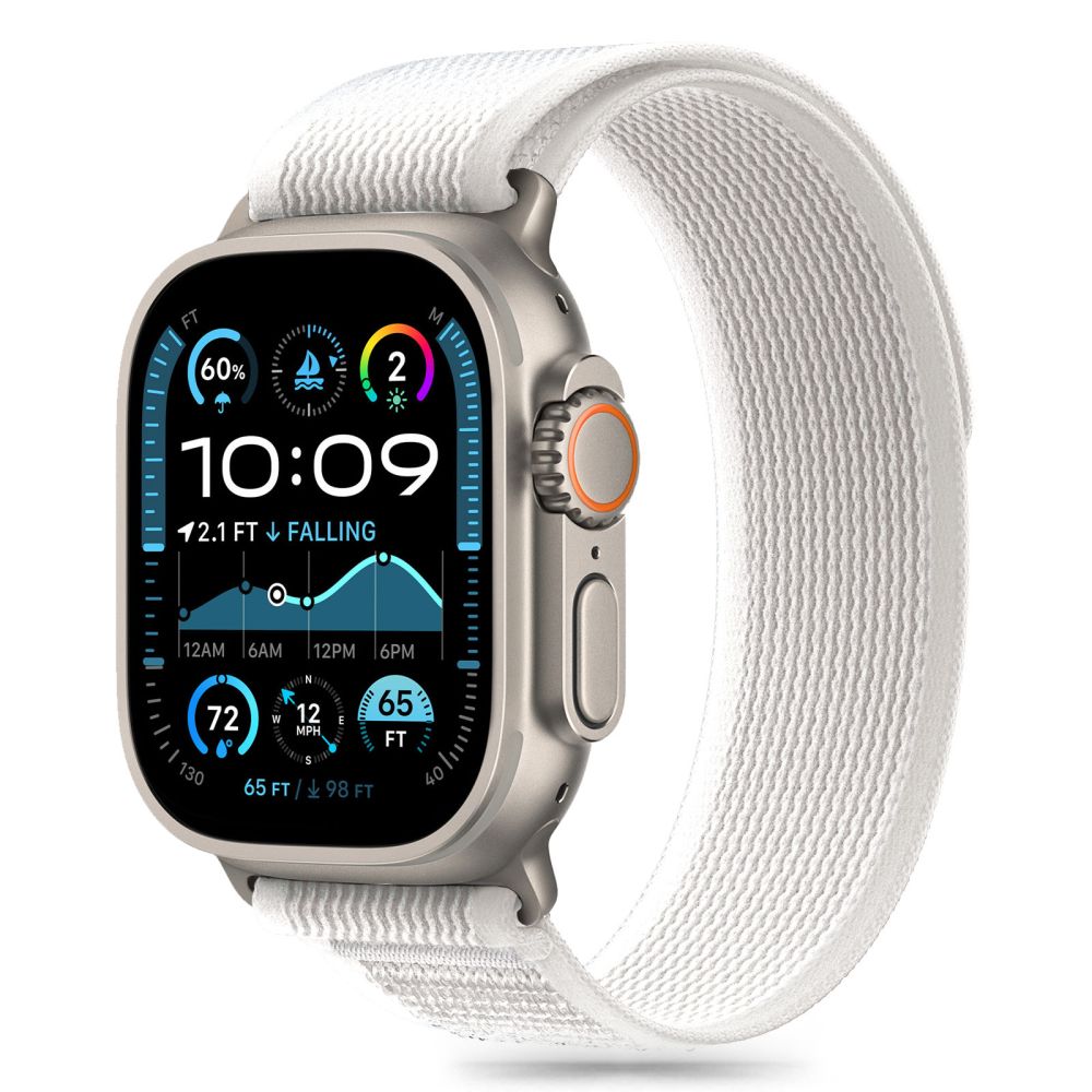 Нейлоновый ремешок Tech-Protect для Apple Watch 6 / 7 / 8 / 9 / 10 / SE / Ultra 1 / 2, серый
