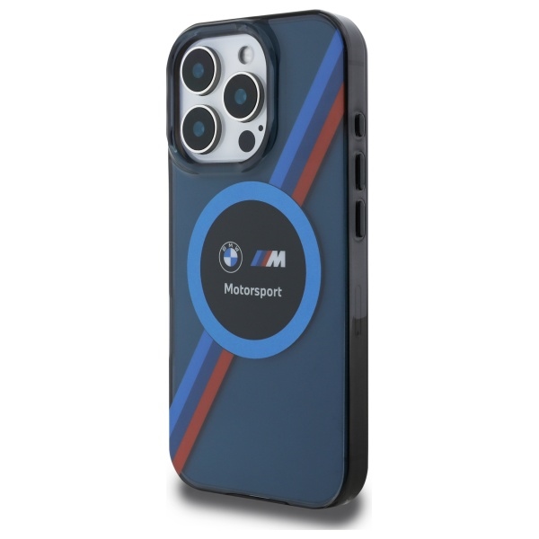 BMW BMHMP16L23HTPUV iPhone 16 Pro 6.3" navy blue/navy hardcase Motosport IML Circle MagSafe