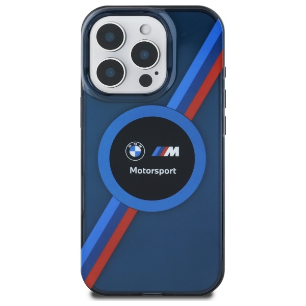BMW BMHMP16L23HTPUV iPhone 16 Pro 6.3" navy blue/navy hardcase Motosport IML Circle MagSafe