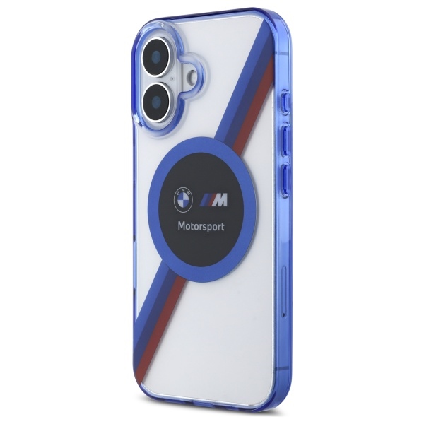BMW BMHMP16S23HTPUT iPhone 16 6.1" transparent hardcase Motosport IML Circle MagSafe