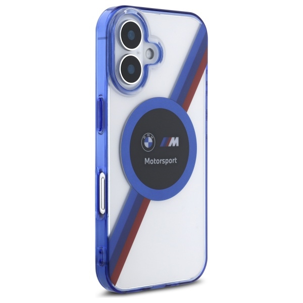 BMW BMHMP16S23HTPUT iPhone 16 6.1" transparent hardcase Motosport IML Circle MagSafe