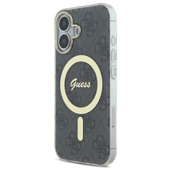 Guess iPhone 16 Plus vāciņš IML 4G MagSafe, melns