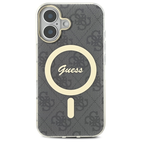 Guess iPhone 16 Plus vāciņš IML 4G MagSafe, melns