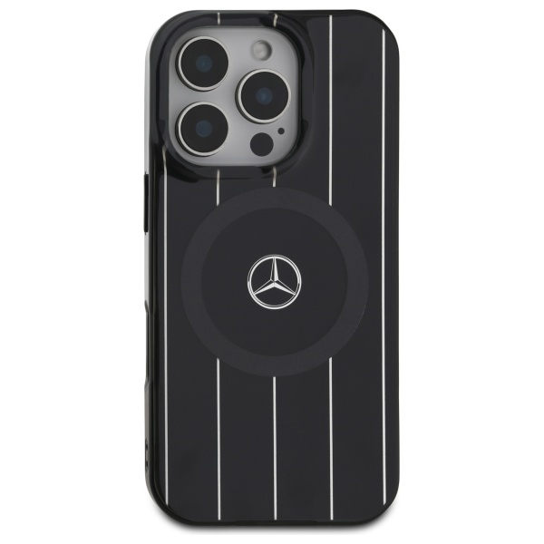 Mercedes MEHMP16X23HRSK iPhone 16 Pro Max 6.9" черный/черный жесткий кейс MB Double Layer...