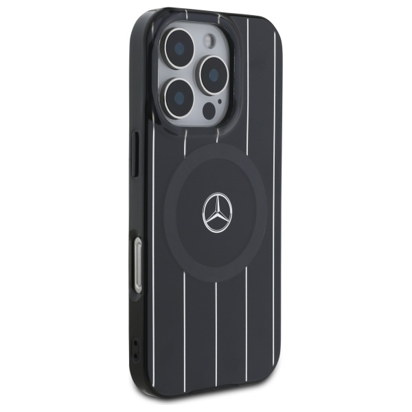 Mercedes MEHMP16X23HRSK iPhone 16 Pro Max 6.9" черный/черный жесткий кейс MB Double Layer...