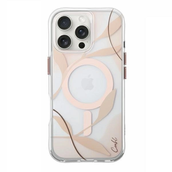 Uniq Coehl Verdure case iPhone 16 Pro Max 6.9" Magnetic Charging spring blossom