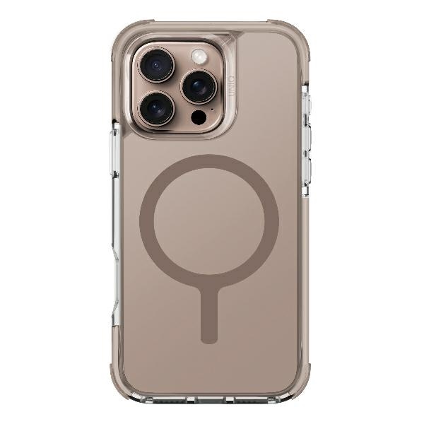 Uniq Combat iPhone 16 Pro Max 6,9" Magclick uzlādes futrālis zelta/taupes zelta krāsā | 6.9" Charging...