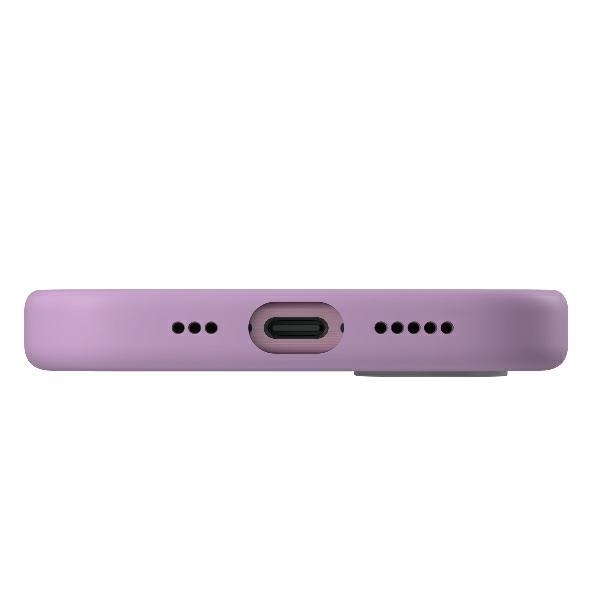Uniq Lino Hue iPhone 16 6.1" Magclick uzlādes futrālis rozā/pelēks rozā krāsā | Charging case pink/gray pink
