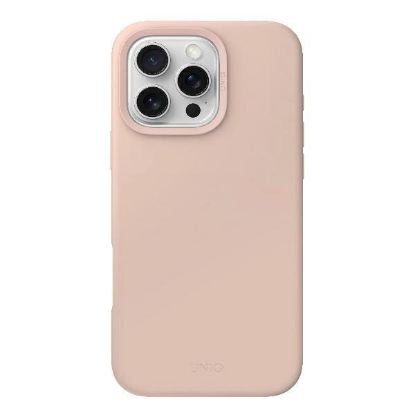 Uniq Lino Hue iPhone 16 Pro 6,3" Magclick uzlādes futrālis rozā/rozā krāsā | 6.3" Charging Case...