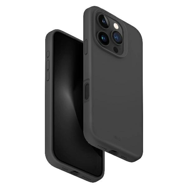 Uniq Lino Hue iPhone 16 Pro Max 6,9" Magclick uzlādes futrālis pelēks/nogļu pelēks | 6.9" Charging case...