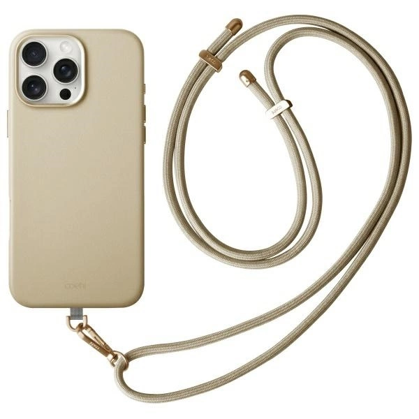 Uniq Coehl Muse iPhone 16 Pro 6.3" Magnetic Charging case cream