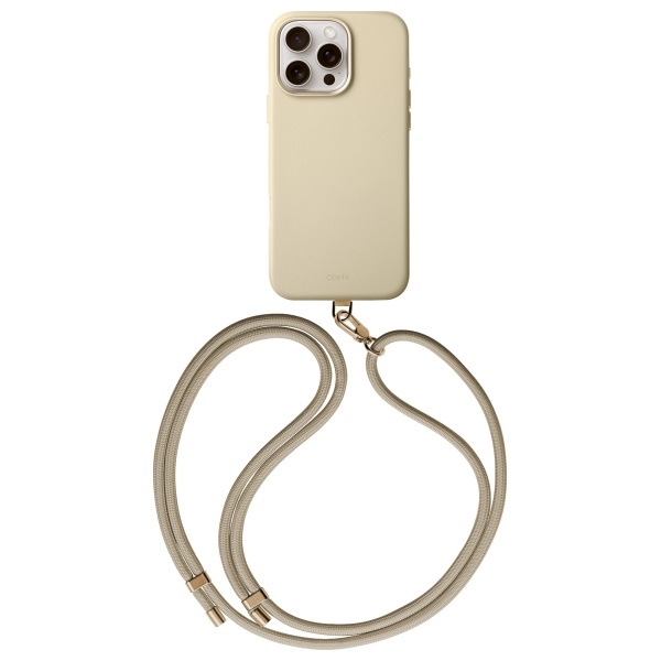 Uniq Coehl Muse iPhone 16 Pro 6,3" Магнитная зарядка чехол крем