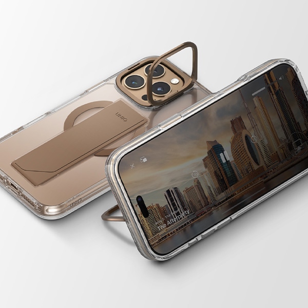 Uniq Heldro Max iPhone 16 Pro 6.3" Magclick Charging case transparent/clear lucent