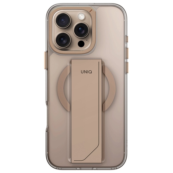 Uniq Heldro Max iPhone 16 Pro 6.3" Magclick Charging case gold/taupe gold