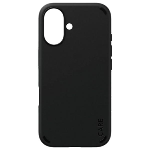 PanzerGlass iPhone 16 Case CARE Feature Double Defense, Black