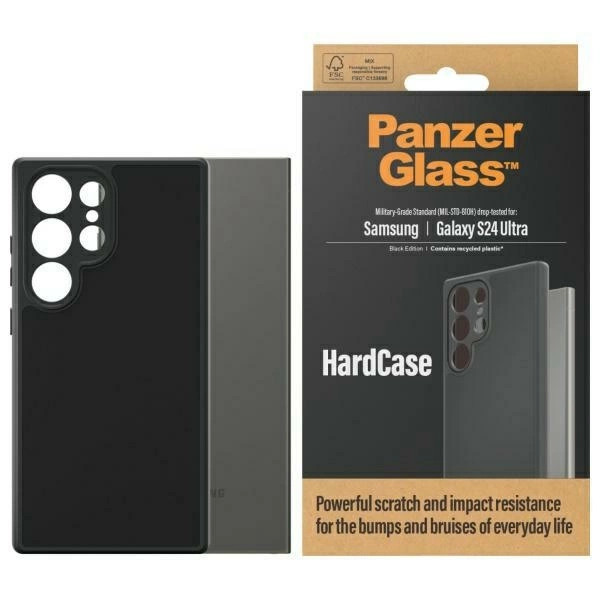 PanzerGlass HardCase Sam S24 Ultra S928 Militārā klase melns/ melns 1222 | Military grade black/black