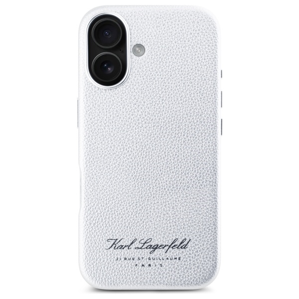Karl Lagerfeld iPhone 16 Case Hotel RSG, Gray