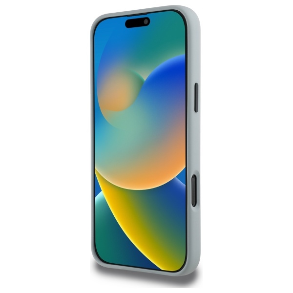 BMW iPhone 16 Pro Max vāciņš Silicone Turning Lines MagSafe, pelēks
