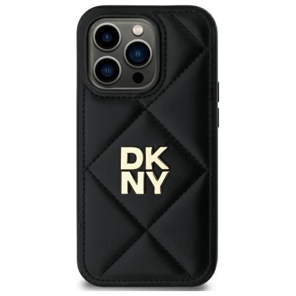 DKNY iPhone 14 Pro Case Quilted Stack Logo, Black