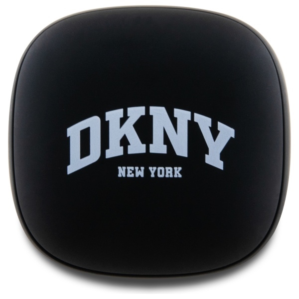 DKNY TWS BT 3D Rubber Matte Finish bezvadu austiņas, melnas