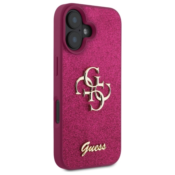 Guess GUHCP16SHG4SGU iPhone 16 6.1" violets/krāsains cietais futrālis Fixed Glitter Big 4G | purple/lpurple...