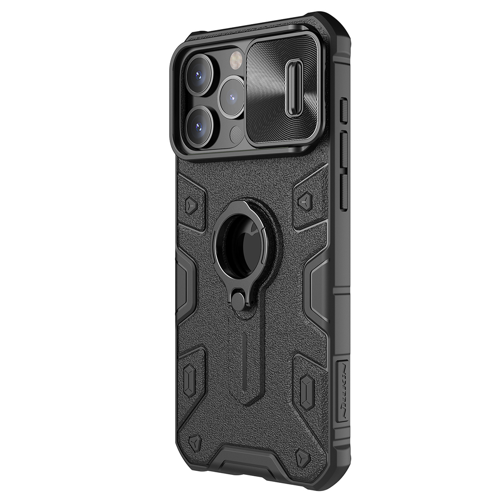 Nillkin CamShield aizsargvāciņš iPhone 15 Pro Max - Melns | Armor Case for Black