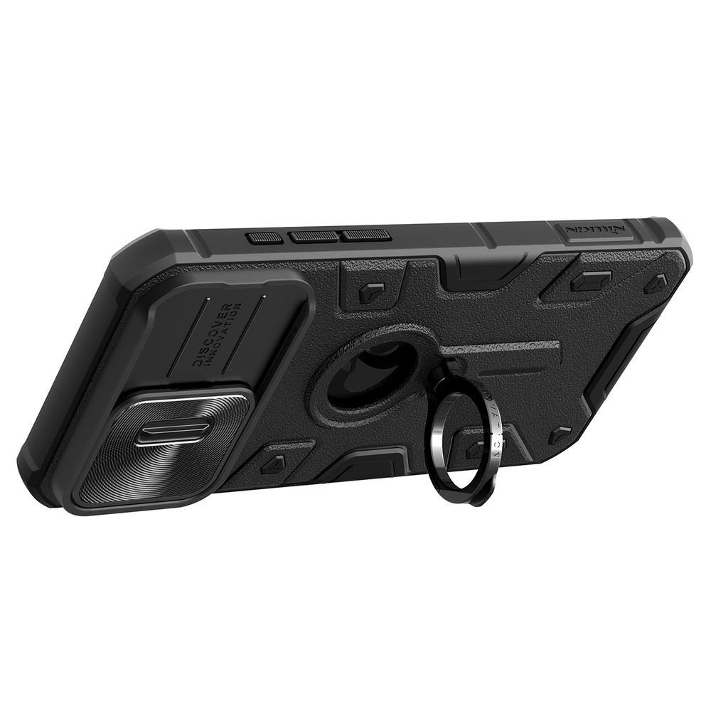 Nillkin CamShield aizsargvāciņš iPhone 15 Pro Max - Melns | Armor Case for Black