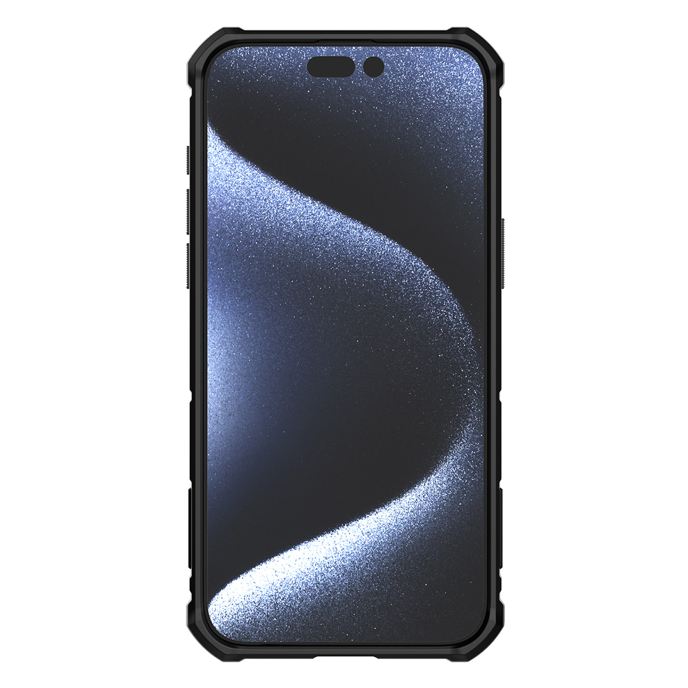 Nillkin CamShield aizsargvāciņš iPhone 15 Pro Max - Melns | Armor Case for Black