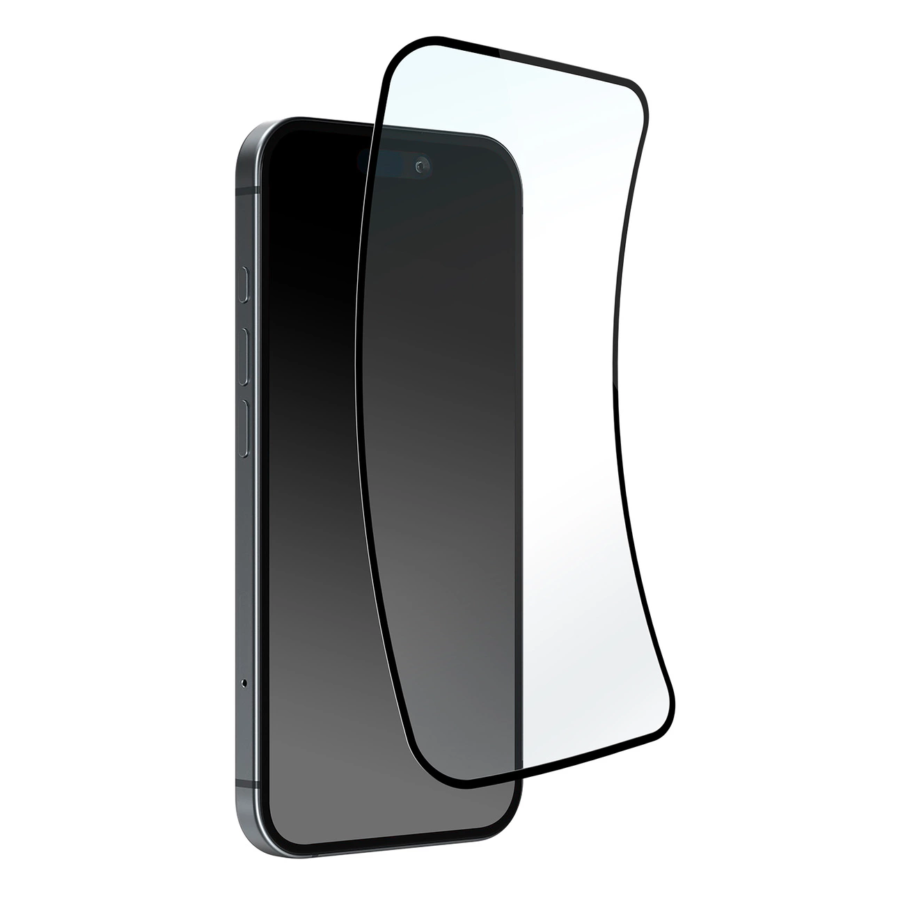 Puro iPhone 16 Plus / 15 Pro Max hibrīda aizsargstikls Flexible Glass D3O