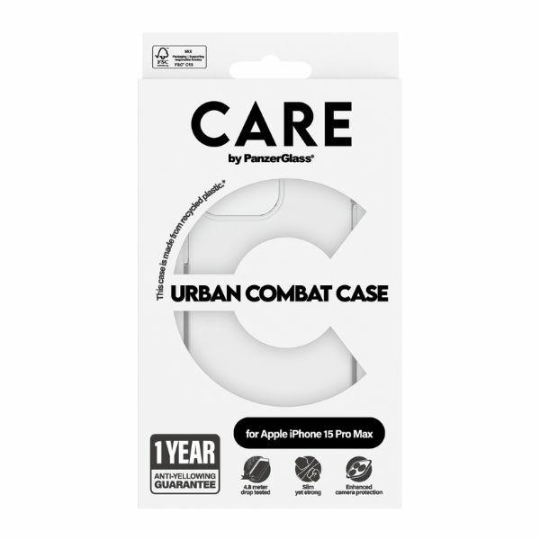 PanzerGlass iPhone 15 Pro Max Case Urban Combat Case, Transparent