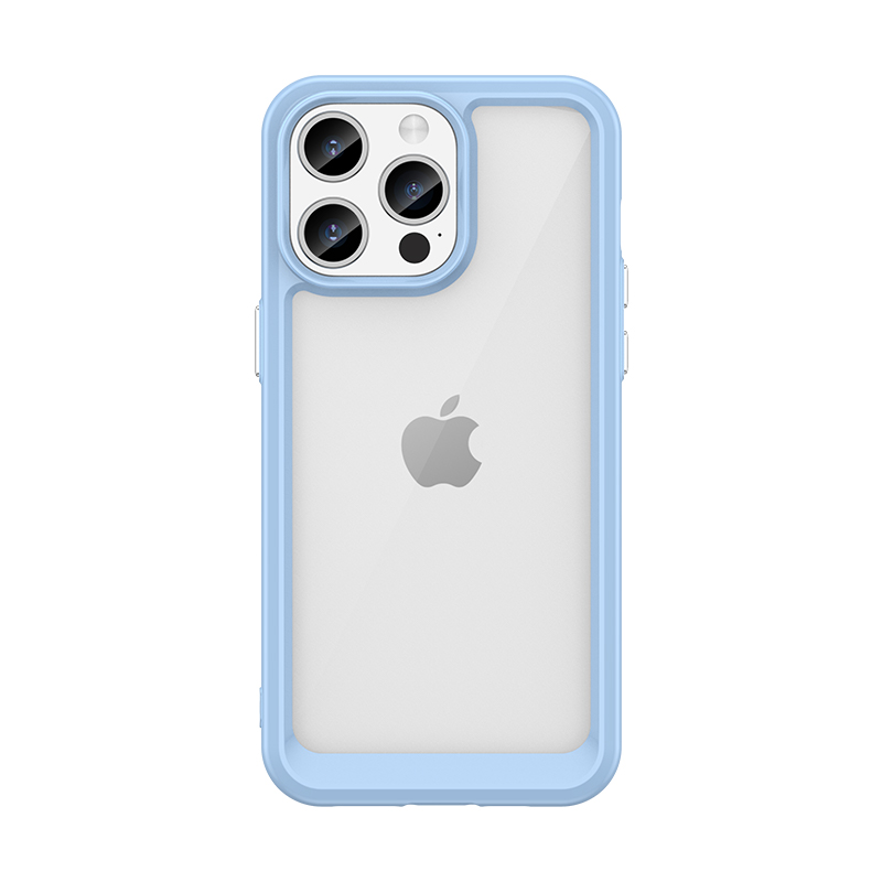 iPhone 15 Pro Max Outer Space Case Reinforced Hybrid Cover, Blue