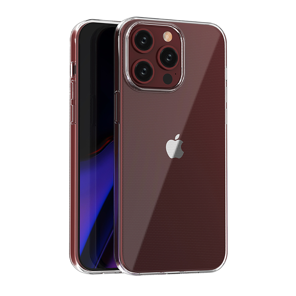 iPhone 15 Pro Max vāciņš Ultra Clear 0.9mm, caurspīdīgs