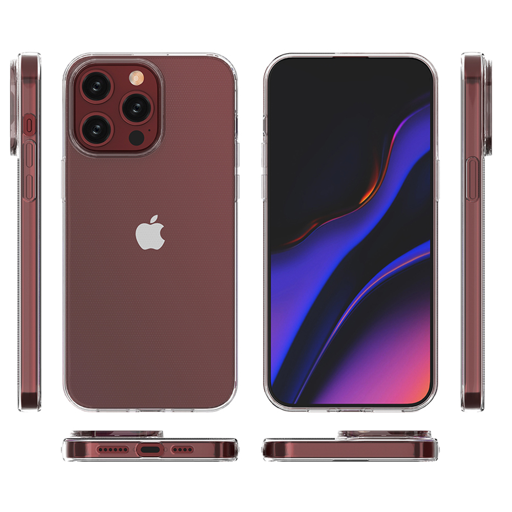iPhone 15 Pro Max vāciņš Ultra Clear 0.9mm, caurspīdīgs