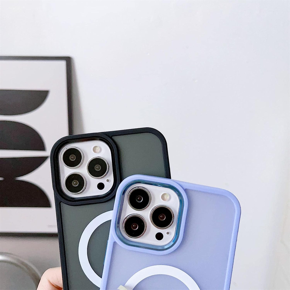 Color Matte Case iPhone 15 Pro Max vāciņš ar MagSafe, rozā