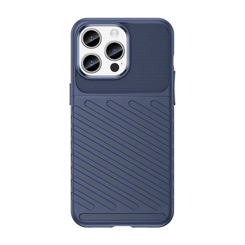 Thunder Case iPhone 15 Pro Max triecienizturīgs vāciņš, zils