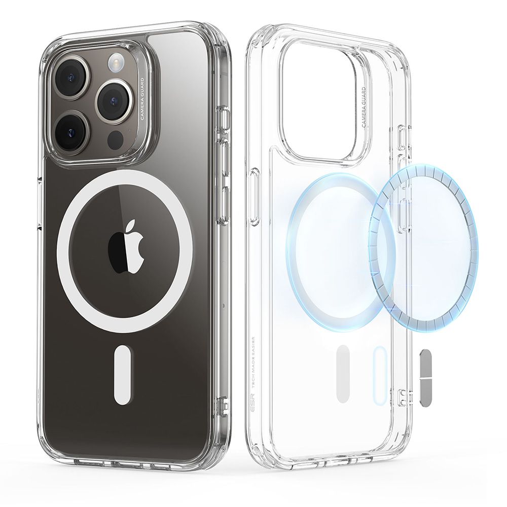 ESR Classic Hybrid Halolock MagSafe apvalks iPhone 15 Pro Max - caurspīdīgs | Case for Clear