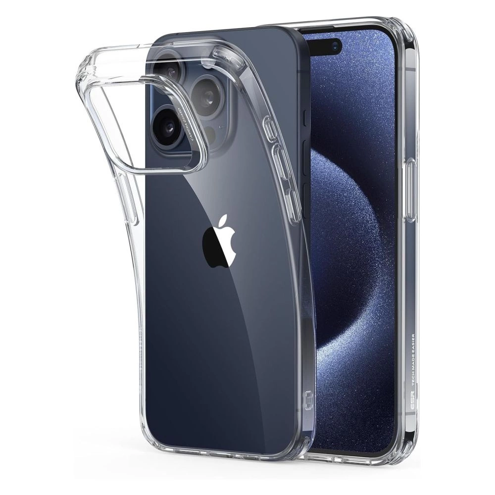 ESR Project Zero iPhone 15 Pro Max korpuss - caurspīdīgs | Case Clear
