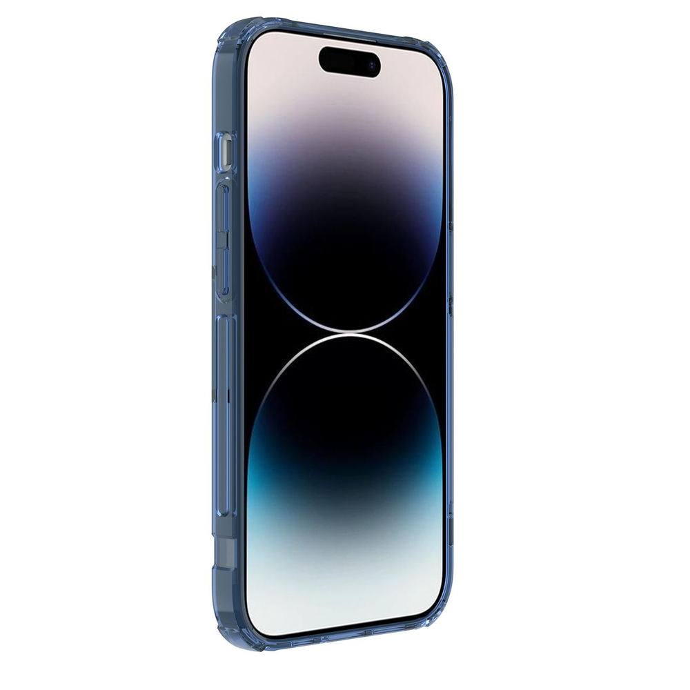 Nillkin Nature Pro iPhone 15 Pro Max vāciņš ar MagSafe, zils