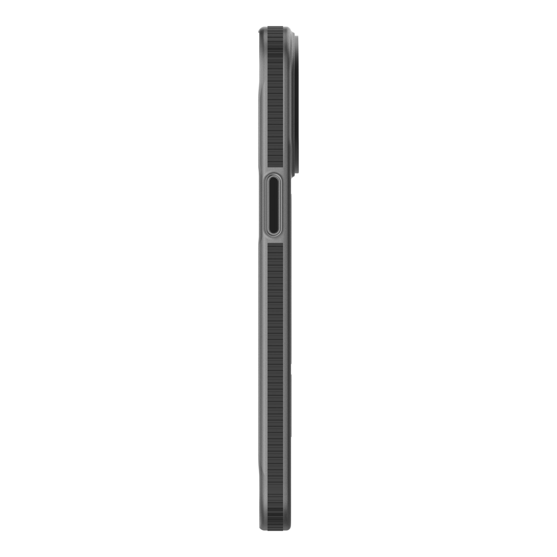 Прозрачный чехол Decoded с MagSafe для iPhone 15 Pro Max, серый/черный