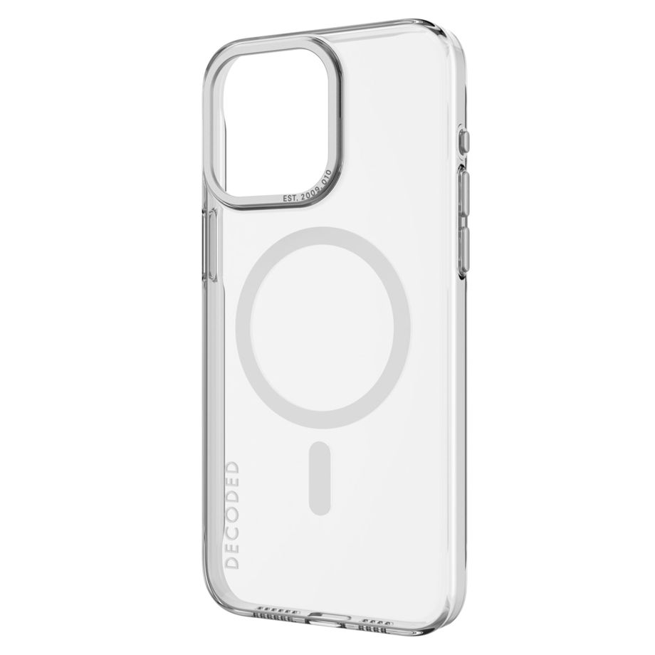 Прозрачный прозрачный чехол Decoded с MagSafe для iPhone 15 Pro Max -