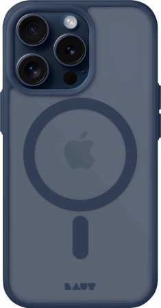 LAUT Huex Protect case with MagSafe for iPhone 15 Pro Max - dark blue