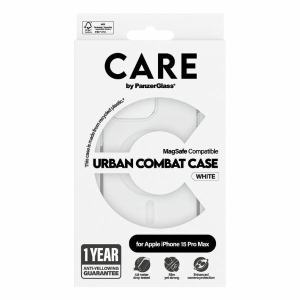 PanzerGlass iPhone 15 Pro Max vāciņš Urban Combat Case MagSafe, balts