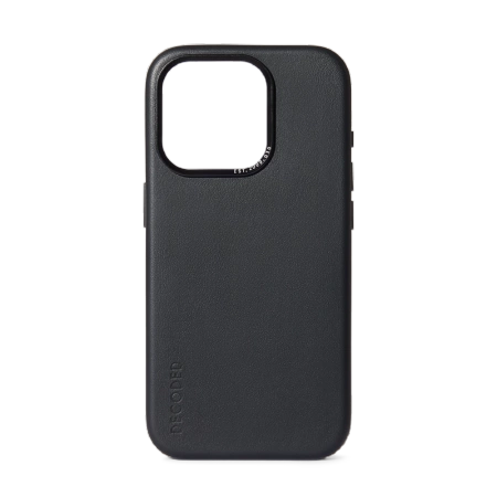 Decoded Leather Case with MagSafe for iPhone 15 Pro Max - black