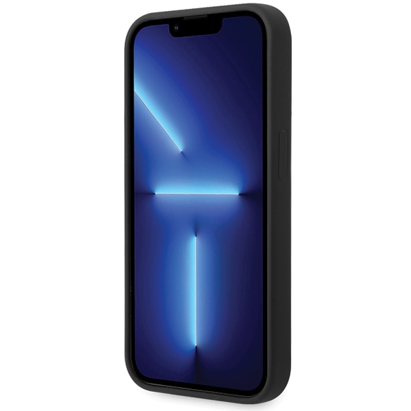 BMW iPhone 15 Pro Max vāciņš Silicone Pattern, melns