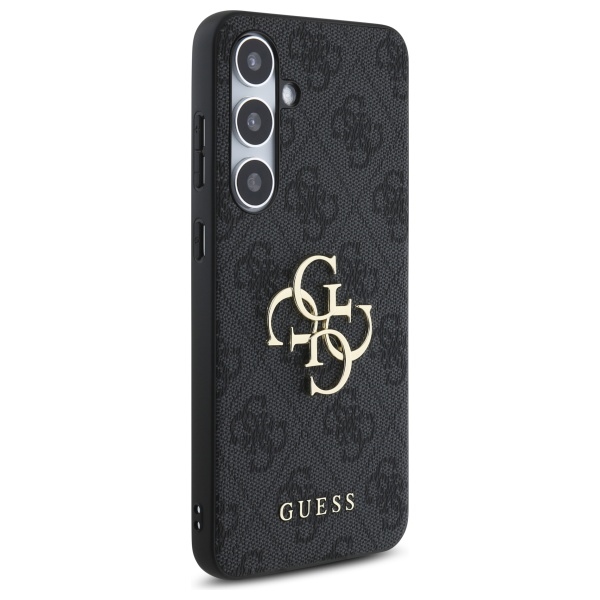 Guess GUHCS24FE4GMGGR S24 FE S721 pelēks/pelēks cietais futrālis 4G Big Metal Logo | gray/gray hardcase