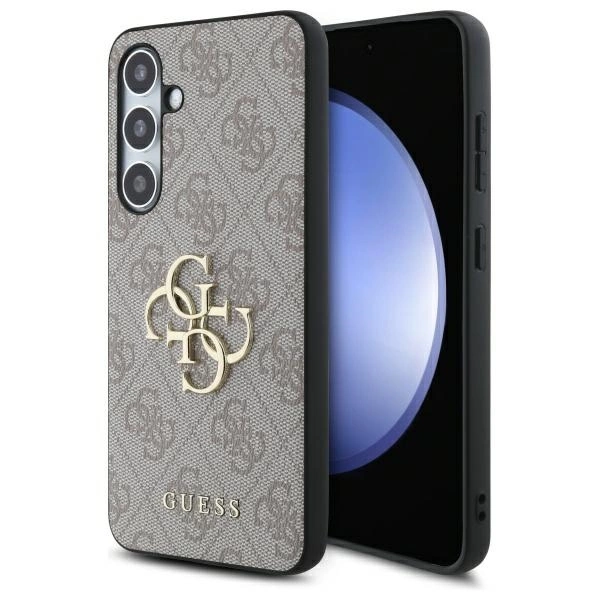 Guess GUHCS24FE4GMGPI S24 FE S721 rozā cietais futrālis 4G Big Metal Logo | pink hardcase